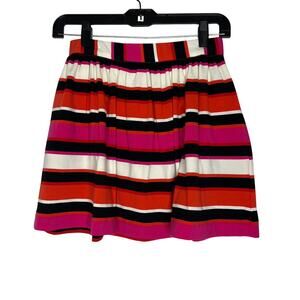 Kate Spade Girls Size 10Y Multicolor Stripe Knit Skirt Bright Fun Women's